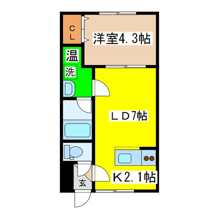 トラストドリームⅡの物件間取画像